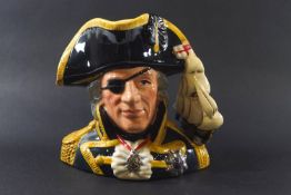 **WITHDRAWN** A Royal Doulton character jug of the year, 1993, Vice-Admiral Lord Nelson, D6932,