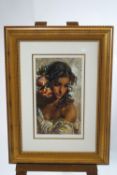 Royo (Contemporary) 'Estudio', limited edition print, Signed and numbered 143/275, with certificate,