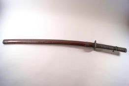 A 19th century Japanese Katana with inscription,