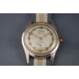 Tylex, a 1950's stainless steel wrist watch,