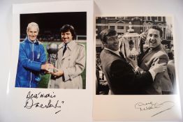 Football interest: a quantity of signed stills including Dave Sexton, Dave Mckay, Martin Peters,