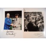 Football interest: a quantity of signed stills including Dave Sexton, Dave Mckay, Martin Peters,