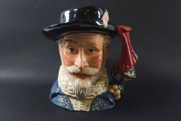 A Royal Doulton character jug of the year, 2002, Sir Walter Raleigh, D7169, limited edition,