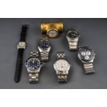 A collection of miscellaneous gentleman's bracelet and wrist watches,