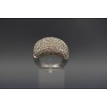 A diamond bombe ring,