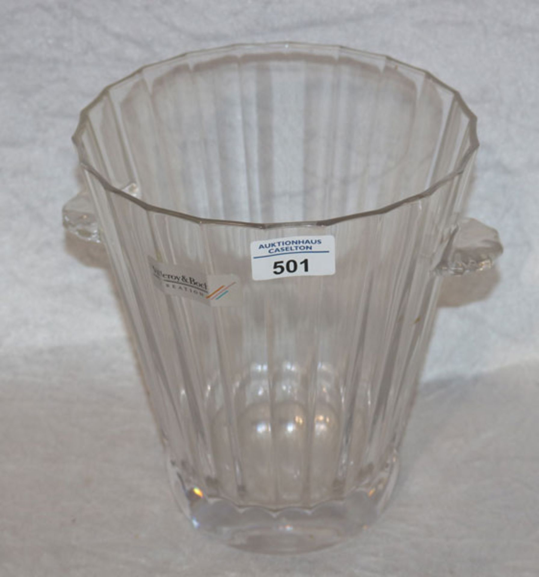 Villeroy & Boch Glas Weinkühler, H 23 cm, D 23 cm, Gebrauchsspuren