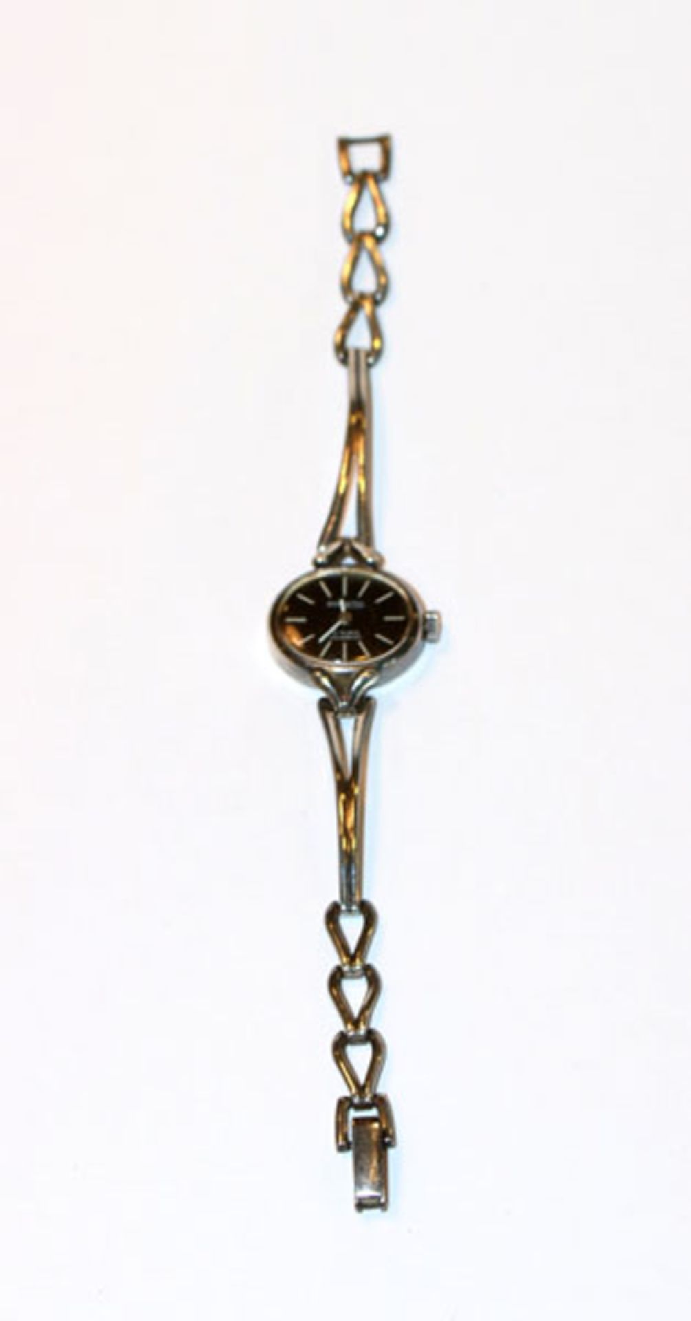 Silber Damen Armbanduhr, Descartes, L 15 cm, Tragespuren
