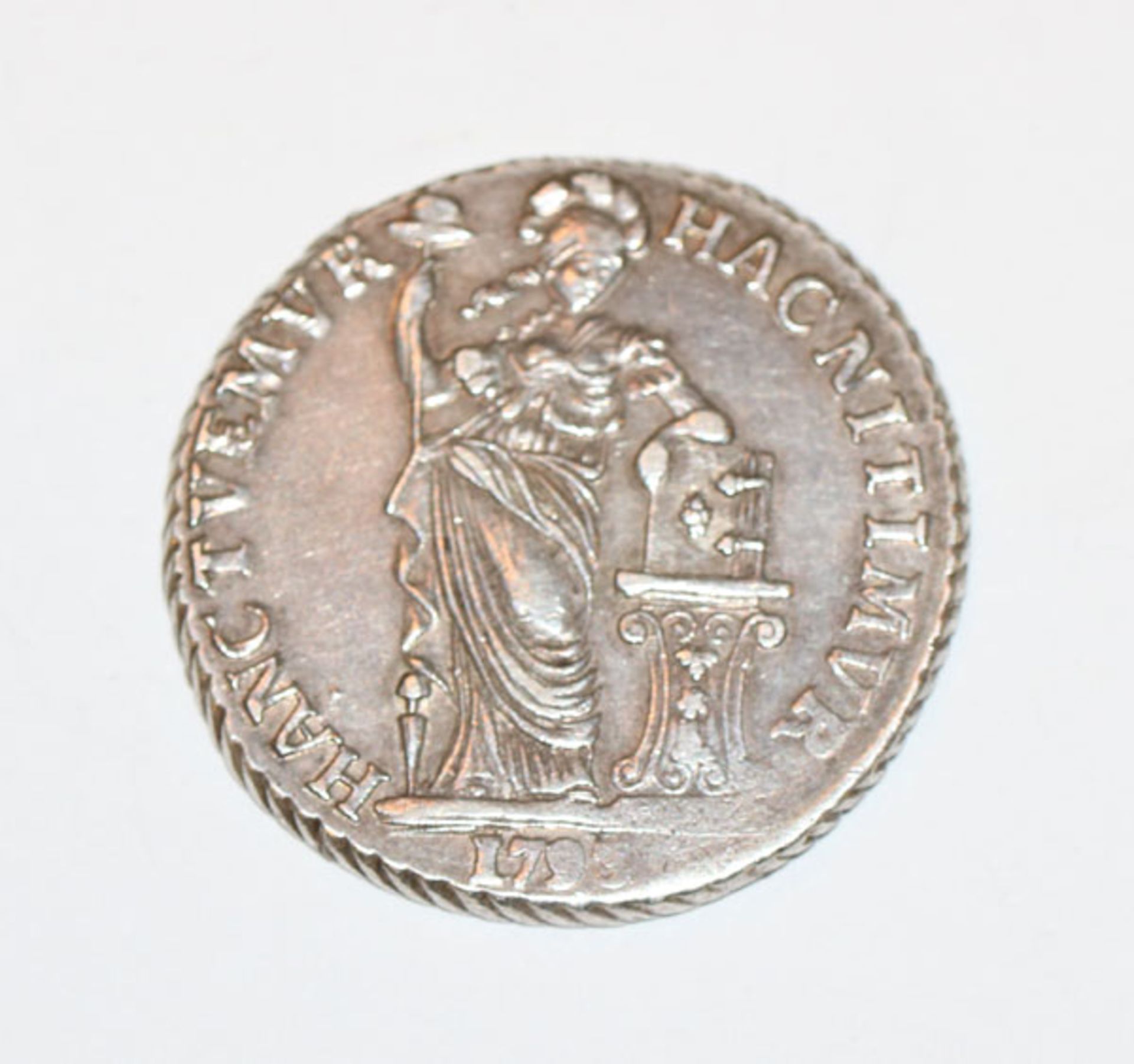 3 Gulden, Niederlande, Westfriesland, 1793, Kratzer unten links vom Löwen, rückseitig, Datum schwach