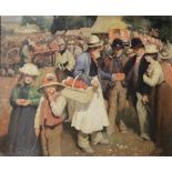 J. Lepage – After Munnings – oil on canvas – 'Gala Day'.