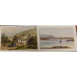 A Victorian artist's album of watercolours – including studies of flowers and plants.