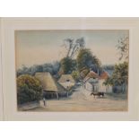 Charles Masters – watercolour – 'Torquay, Cockington Forge', 5.5” x 7.5”