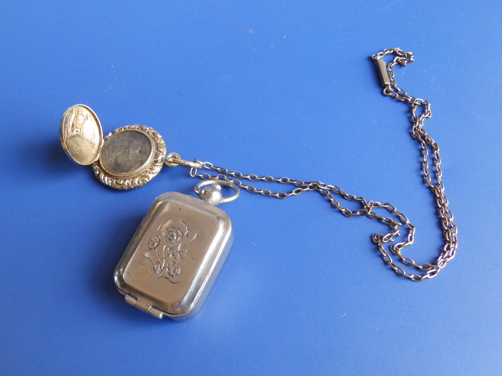 A Regency gold mourning locket – 'Rachael Jenkins Ob 18 Aug 1825' and one other. (2)