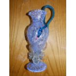 A 19thC Venetian Testolini glass serpent/fish jug – a/f.