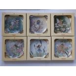 A set of six Heinrich Porcelain limited edition Flower Fairy plates after Cicely Mary Barker.