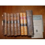 Five volumes of 'Pepy's Memoires', in full calf, 2nd edition, London 1828, together with two re-