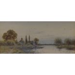 Robert Winter – a pair of watercolours – River scenes - a/f