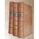 William Hawkins 'Statutes at Large' – 3 leather bound folio vols, 1735 together with 'Statutes of