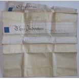 A large 1841 Indenture between John Shekleton and Margaret Shekleton of County Down, Ireland, four