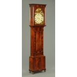 An early 19th century Scottish mahogany longcase clock,