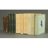 A collection of Wordsworth and related books, "The Prose of William Wordsworth" 1876,