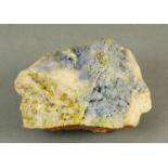 A rare mineral specimen plumbogummite, from Raughton Gill, Caldbeck, Cumbria. Length 11.