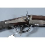 Westley Richards 12 bore side/side hammer gun, 30" Damascus barrels, improved and improved choke,