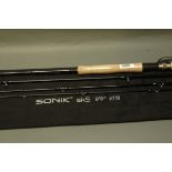 Sonik SKS trout fly rod, 4 sections, 9' 6", line 7-8.