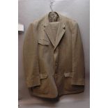 John G. Hardy of London tweed 2-piece shooting suit, jacket (+/- 46 long, adjustable breeks +/- 36).