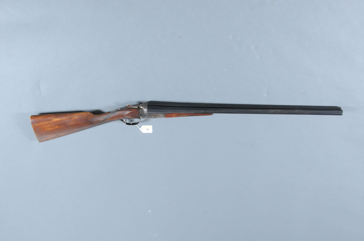 Felix Sarasqueta 12 bore side/side shotgun, 28" barrels, full and improved choke, 2.