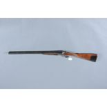 Sarasqueta 12 bore side/side shotgun, 26" barrels, 1/4 and 3/4 choke, 2/75" chambers, boxlock,