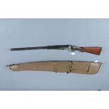 BSA 12 bore side/side shotgun, 30" barrels, improved and 1/2 choke, 3" chambers, boxlock,