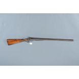 Watson & Hancock of London 12 bore side/side hammer shotgun, 29" Damascus barrels,