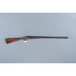 Robertson of Whitehaven 12 bore side/side shotgun, 30" barrels, cylinder and 1/2 choke,