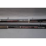 2 rods, Avanti Argenta X Power Cast Waggler 3 sections 10' and Landcruiser multi-tip.