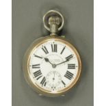 A large pocket watch, J.C.