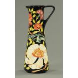 A Moorcroft Peony Bride bridal jug, Emma Bossons. Height 13.5 cm (see illustration).