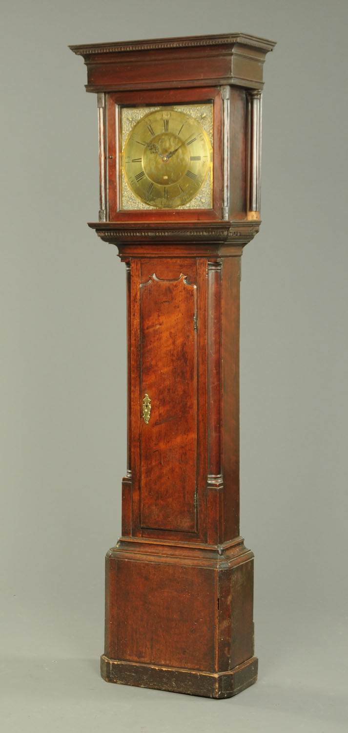 A George III mahogany longcase clock by Barber Winster,