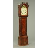 A George III mahogany longcase clock by Mitchell of Cockermouth,