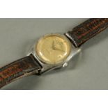 A 1950's Marvin "Flying Dutchman" pilots wristwatch, automatic, apparently issued to KLM pilots.