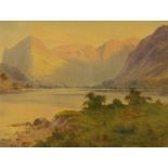 Edward Horace Thompson (1879-1949), watercolour, "Fleetwith Pike and Haystacks from Buttermere".
