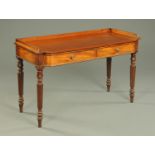 A Regency mahogany washstand,