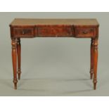 A 19th century mahogany dressing table,