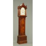A George III oak longcase clock, by Fiske, Portsmouth, with eight day striking movement.