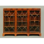 A mahogany bookcase,