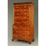 A George III mahogany Channel Islands tallboy,