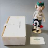 A boxed Danbury mint Shirley Temple doll "Littlest Rebel" with certificate of authenticity