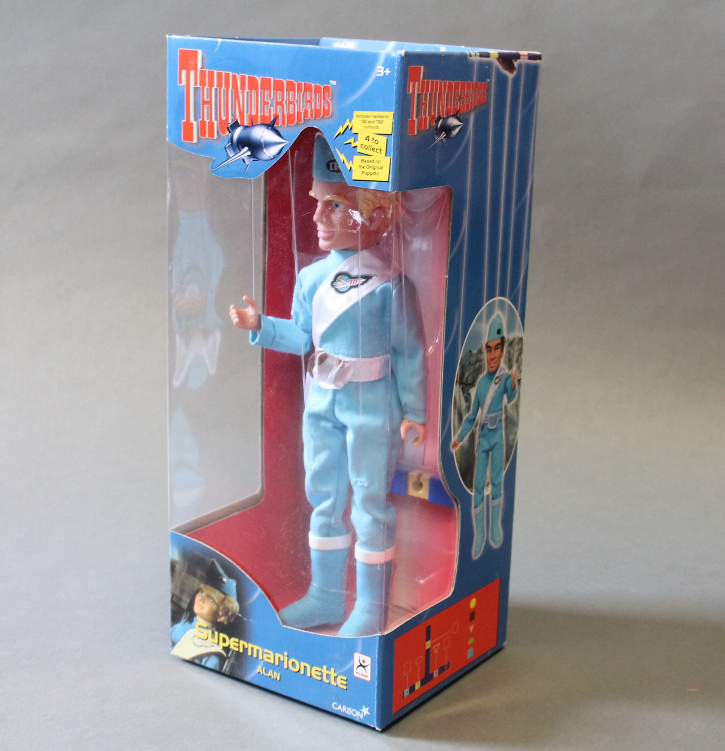 A boxed Pelham Puppets Thunderbirds doll,