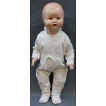 A 1950's part boxed hard plastic Sarold doll,