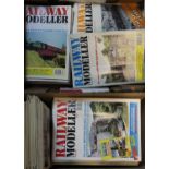 A quantity of Railway Modeller magazines and other model railway related documents