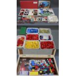 A quantity of Lego including a Lego Building kit, a Lego Cadillac and a Lego 4.